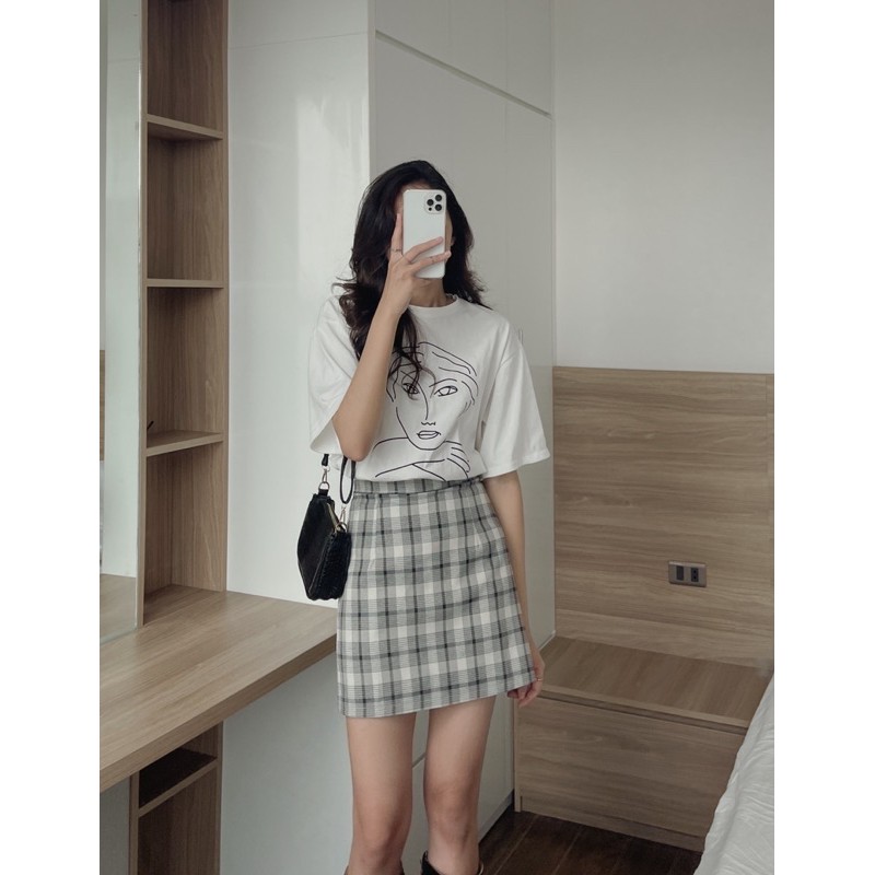 [Mã SKAMCLU7 giảm 10% tối đa 50K đơn 0Đ] chân váy mini kẻ caro 118 | BigBuy360 - bigbuy360.vn