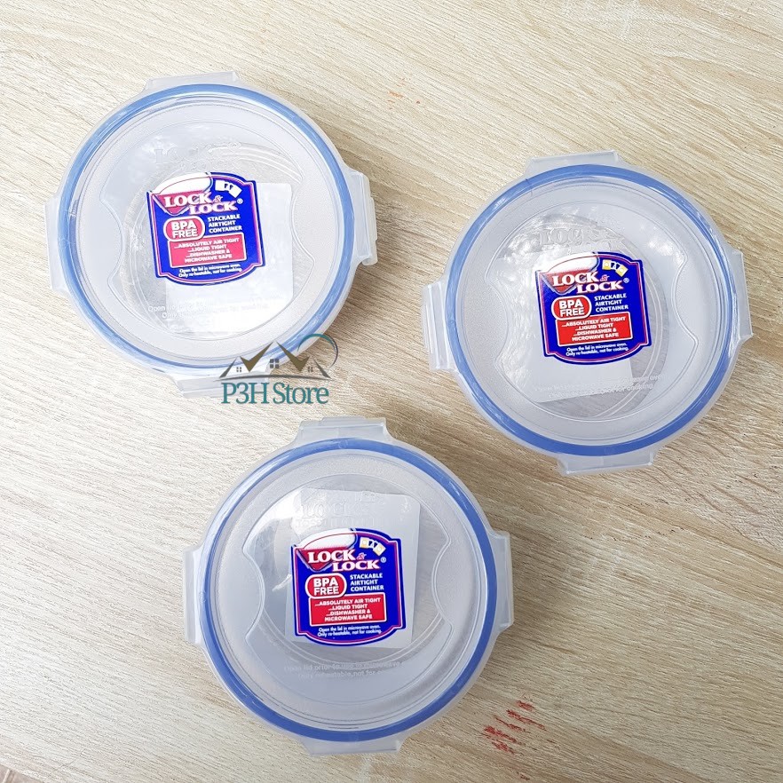 Bộ 3 hộp nhựa đựng thực phẩm Lock&amp;Lock kèm túi vải HPL932