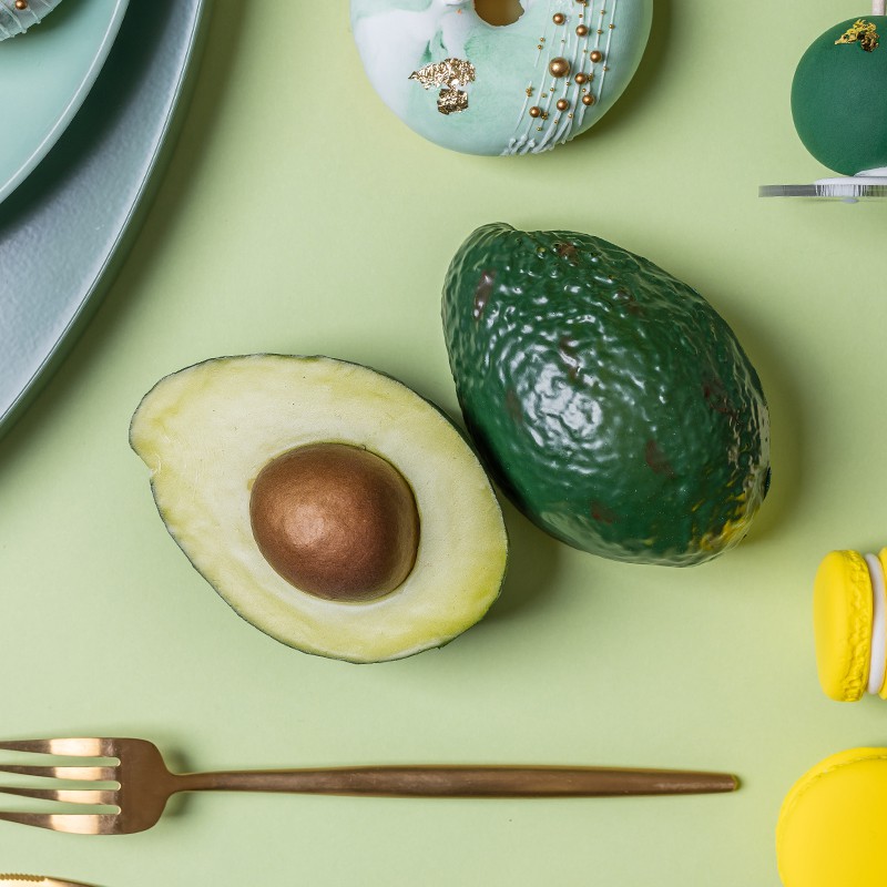 Mô Hình Trái Bơ Nhân Tạo Dùng Làm Đạo Cụ Chụp Ảnh Sáng Tạo