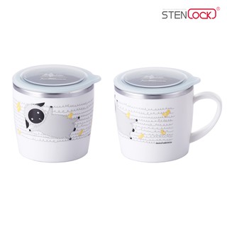 [CHÍNH HÃNG HÀN QUỐC] Ly uống nước có nắp đậy cho bé STENLOCK