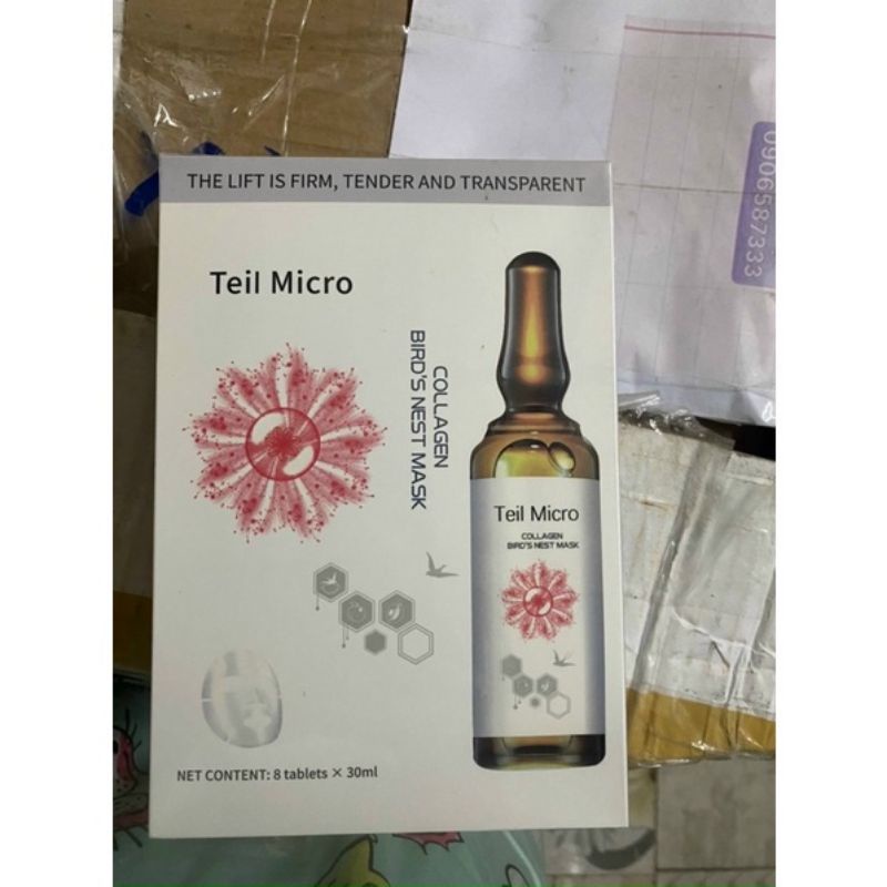 MẶT NẠ COLLAGEN YẾN - Teil Micro COLLAGEN BIRD’S NEST MASK