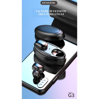 [SIÊU PHẨM MỚI] Tai nghe Bluetooth True Wireless v5.0 SENDEM G3 siêu nhỏ - 6 tiếng sử dụng - Hàng chính hãng