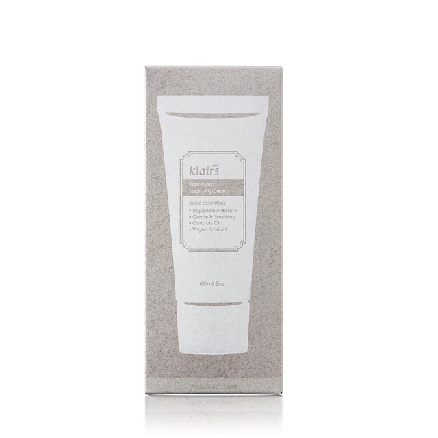 Kem Dưỡng Ẩm Dear Klairs Rich Moist Soothing 60ml Nhập Khẩu Chính Hãng | BigBuy360 - bigbuy360.vn