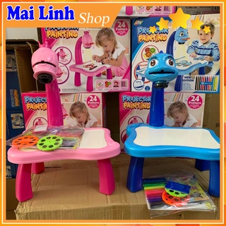 Bàn Vẽ Máy Chiếu Có Hình Ảnh Đồ Vật Cho Bé Vẽ Theo, Giúp Bé Tránh Xa Điện Thoại, Nhanh Nhẹn Và Thông Minh