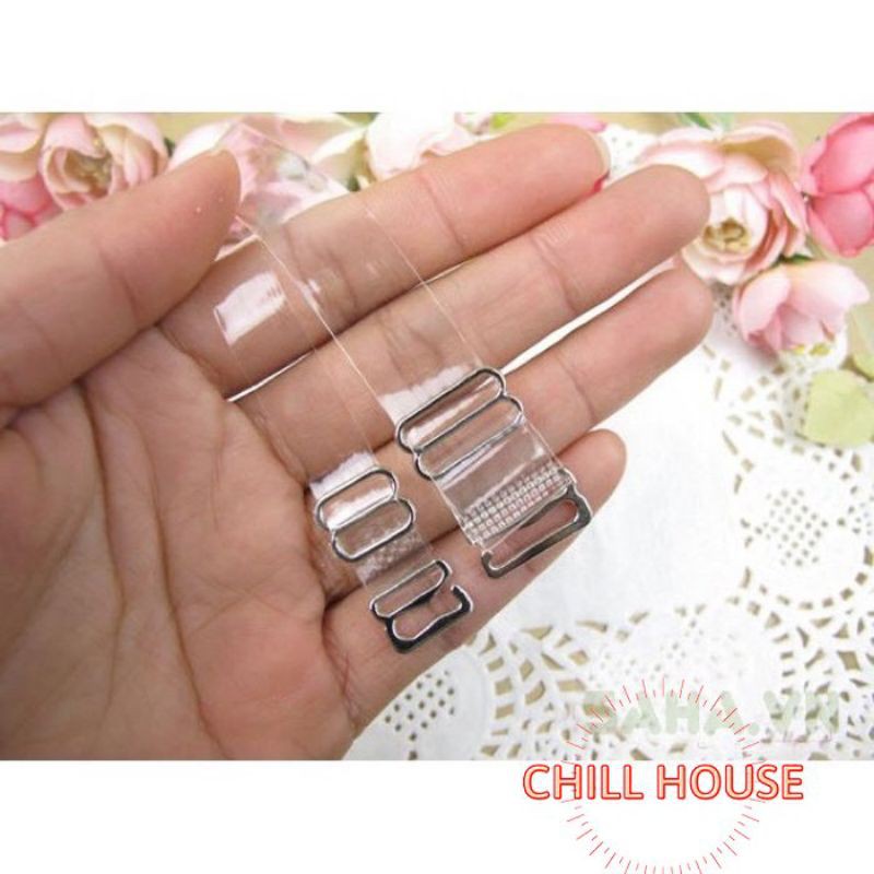 Dây Áo Trong Suốt Sợi Dẹt Hàn Quốc(1 dôi) - CHILLHOUSE