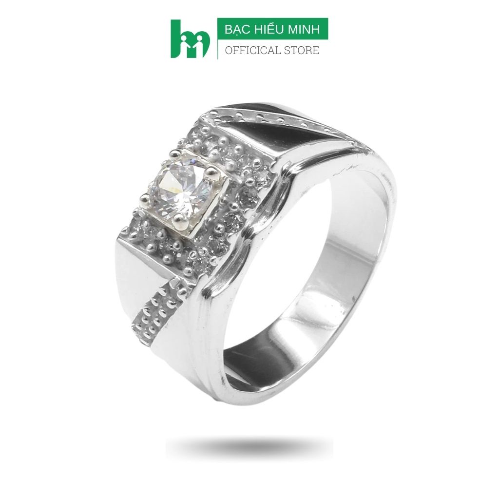 Nhẫn Nam Bạc Hiểu Minh NA512 bạc ta