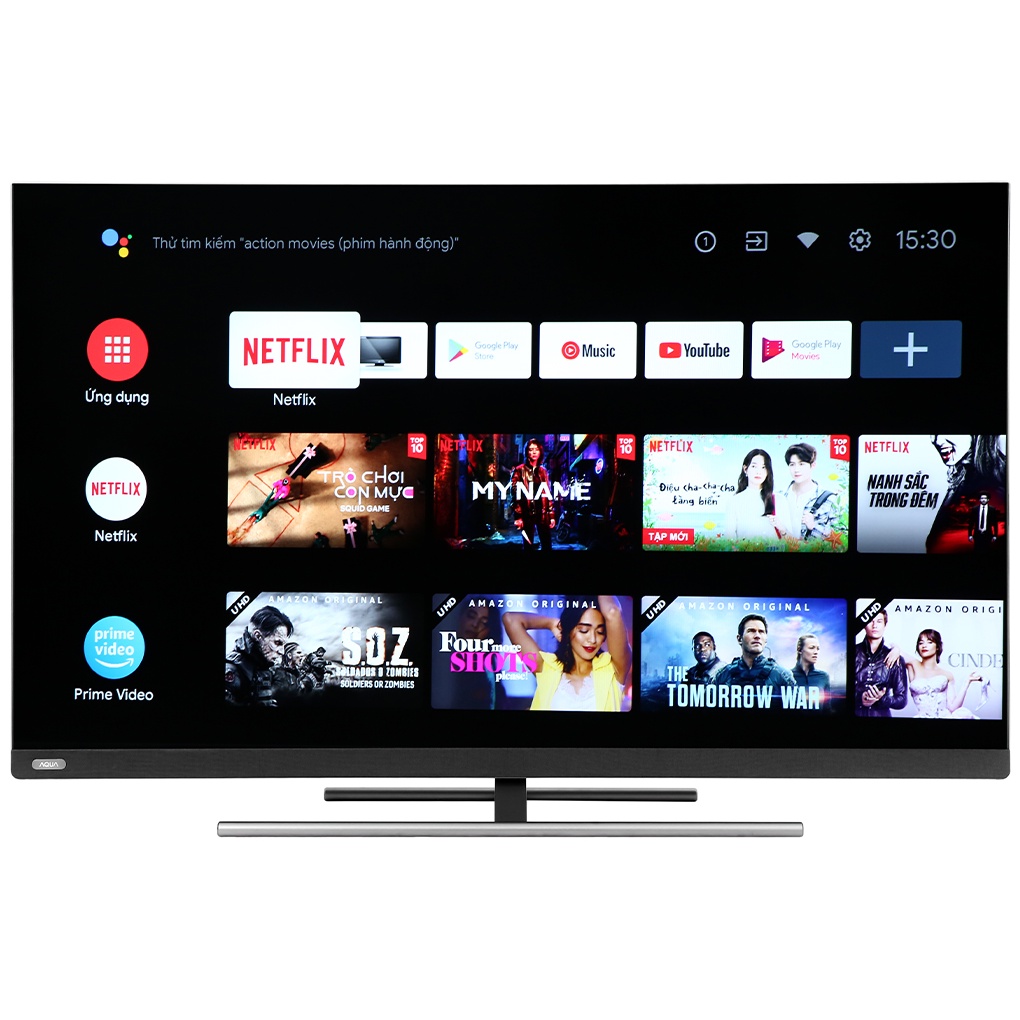 LE65AQTS6UG Android Tivi AQUA QLED 4K 65 inch LE65AQTS6UG Mới 2021