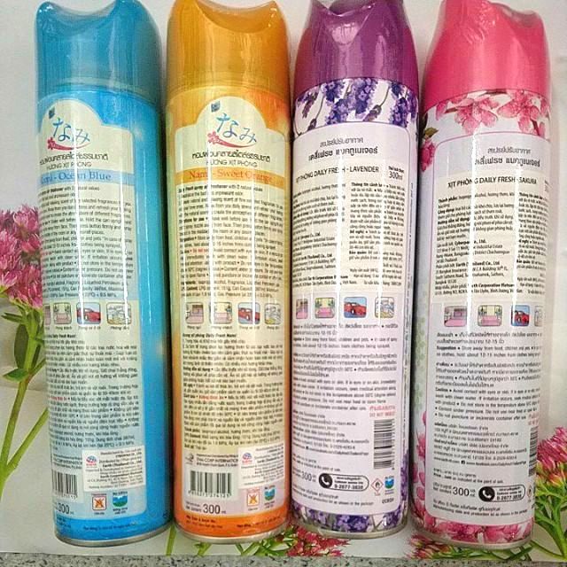 Xịt thơm phòng Daily Fresh back2nature(300ml)