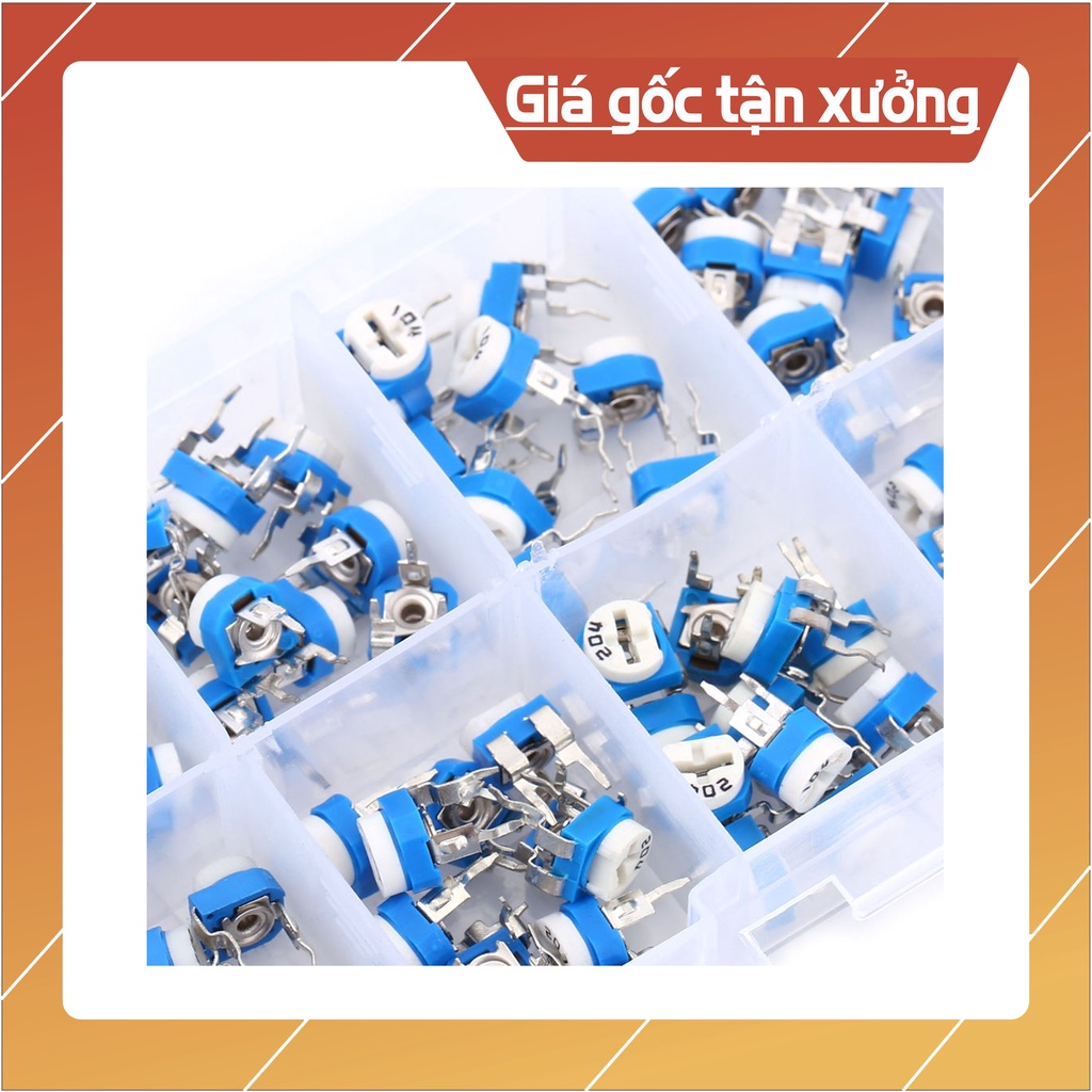 Biến trở Tam Giác   RM065 Chân Đứng 101-102-103-104-105-201-202-20 -204-501-502-503-504 )