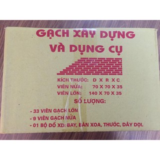 BỘ GẠCH XÂY DỰNG VÀ DỤNG CỤ (Hàng Việt Nam)
