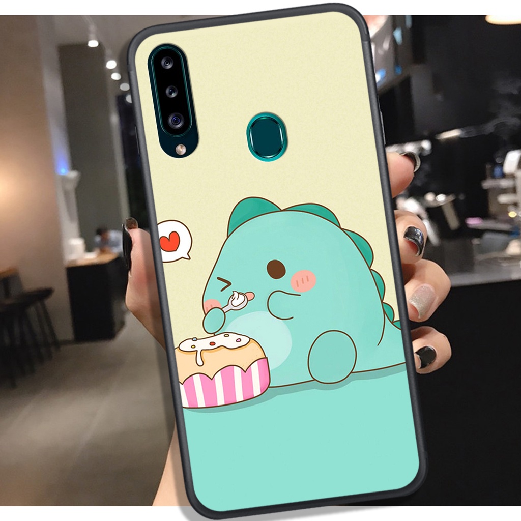 [HOT]ỐP SAMSUNG A20S - M20 - M30 , IN HÌNH KHỦNG LONG CHIBI SIÊU DỄ THƯƠNG.
