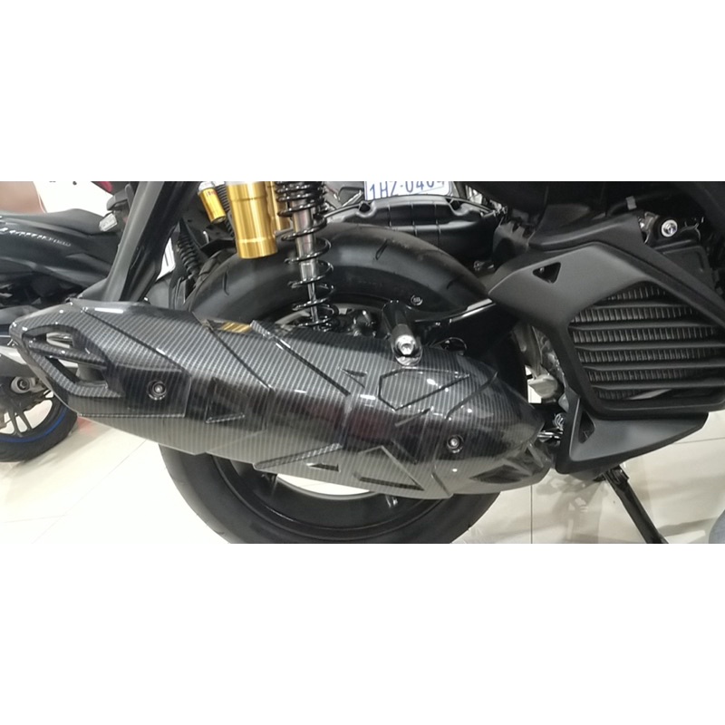 Ốp Trang Trí Xe NVX 155 V2 2021-&gt;2023 CarBon &amp; Mạ Crom