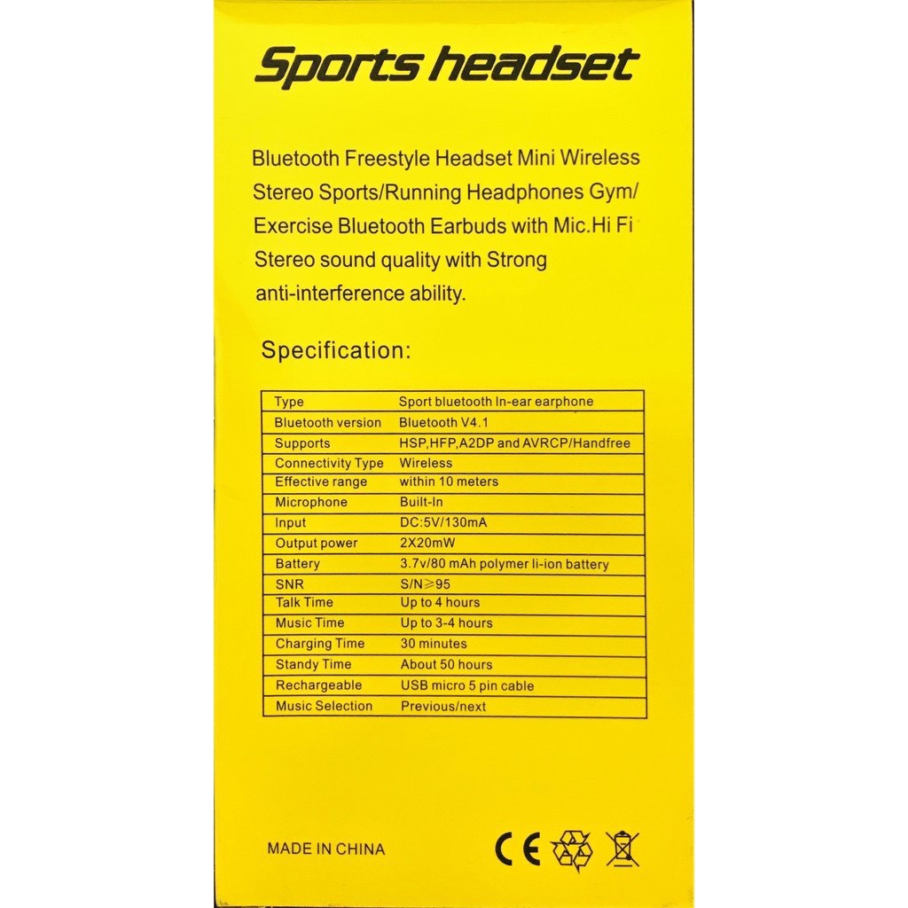 Tai nghe Bluetooth chống nước, có mic đàm thoại W26 (Bán lỗ vốn rẻ nhất shopee)