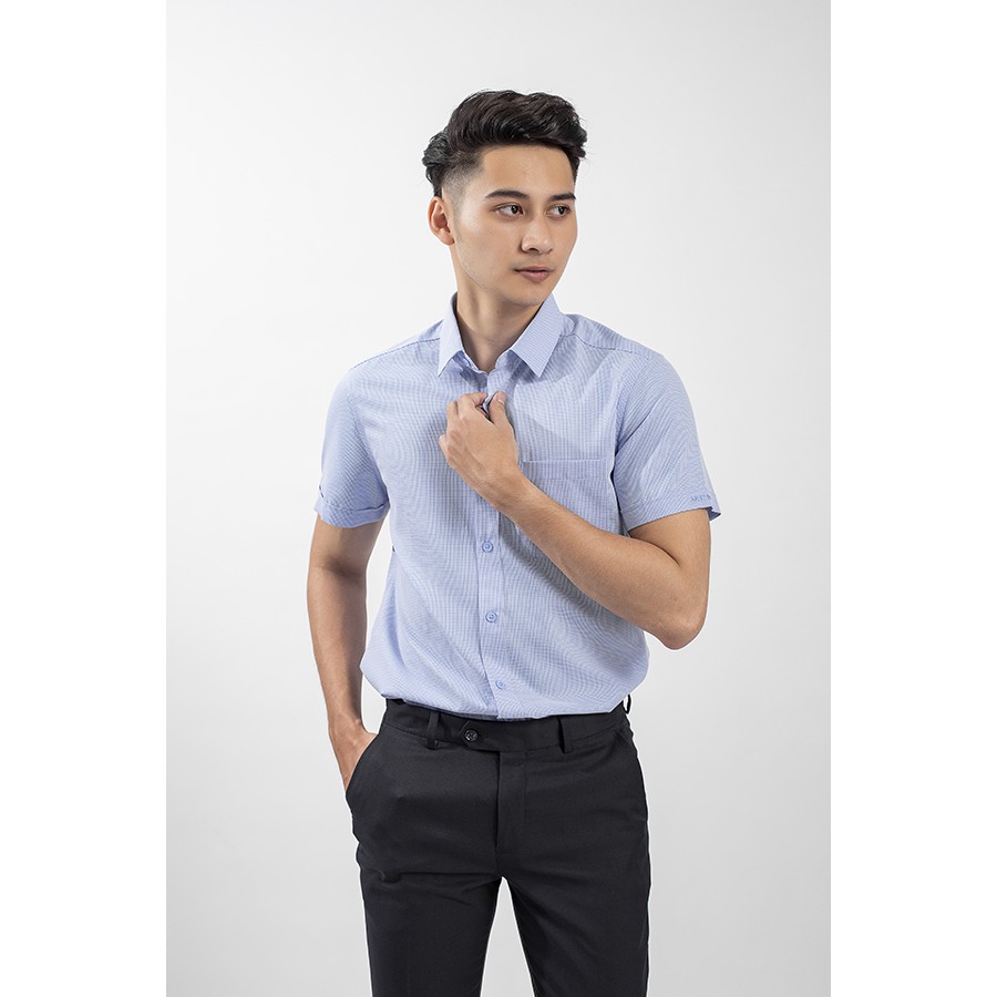 Áo sơ mi ARISTINO xanh họa tiết dài tay ASS031S9 - FREE SHIP - CHẤT SỢI TRE CAO CẤP CHỐNG NHĂN DỄ MẶC