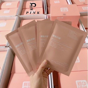 Mặt nạ nhau thai cừu Rwine Beauty Stem Cell Placenta Mask Nhật Bản chính hãng Pink Shop P018 | Thế Giới Skin Care