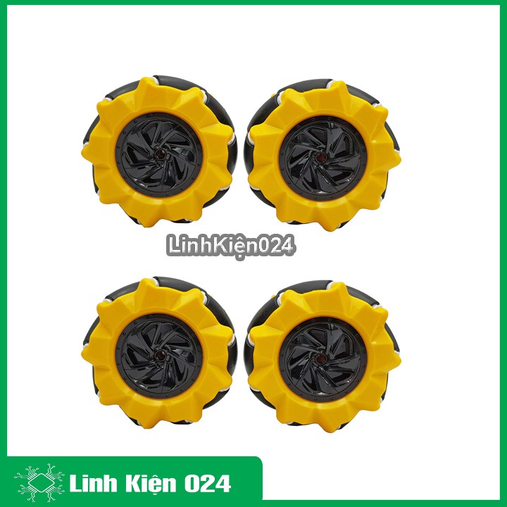 Bánh Xe Mecanum Omni Xe Thông Minh 80mm (1 chiếc)