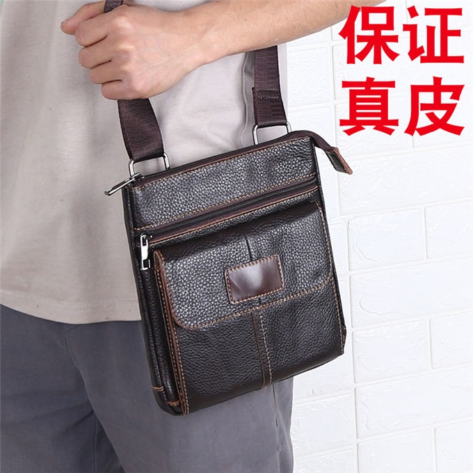 Túi Xách Da Bò Thật Thiết Kế Cỡ Nhỏ Thời Trang Cao Cấp Cho Nam