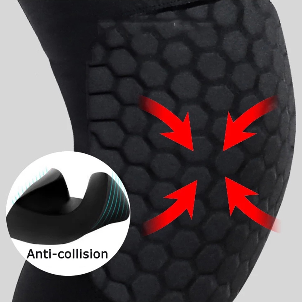 Quần Legging Thể Thao 3/4 Có Đệm Bảo Vệ Đầu Gối Chống Va Chạm Chống Va Chạm Hỗ Trợ Luyện Tập Bóng Rổ/Bóng Rổ Cho Nam