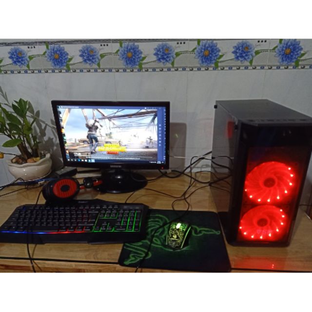 Bộ máy chiến GAME Thùng máy  CPU i5 3470 Ram 8G  VGA 2G DR5 kèm màn hình 22IN tặng fone phím chuột