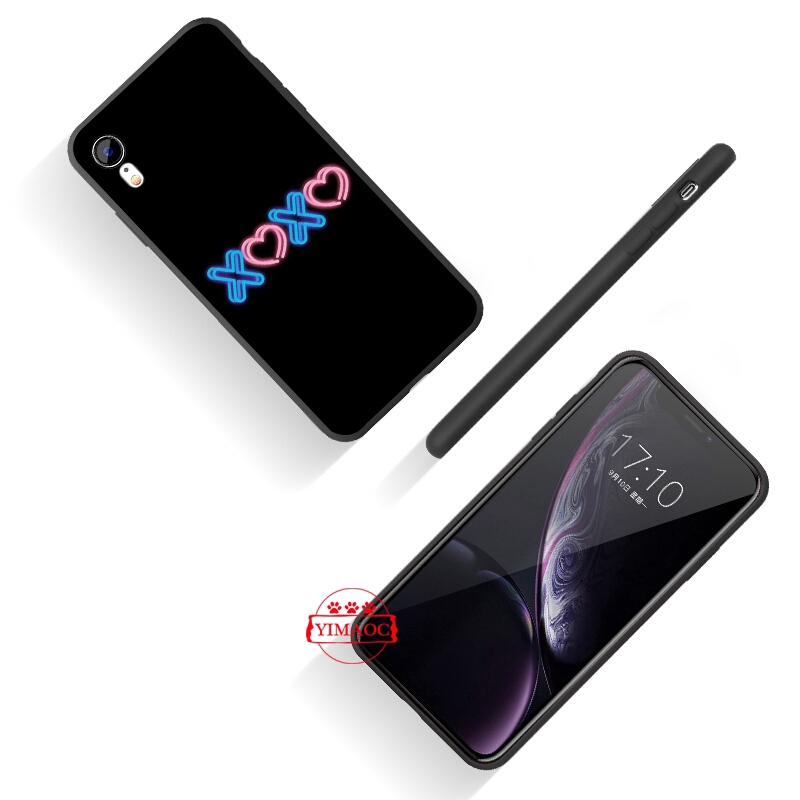 Ốp lưng nền đen in hình màu neon nhiều mẫu mã cho điện thoại OPPO A3S A5 A37 A39 A5S A7 A59 F1S F3 A1 F5 F7 F9 60C | BigBuy360 - bigbuy360.vn