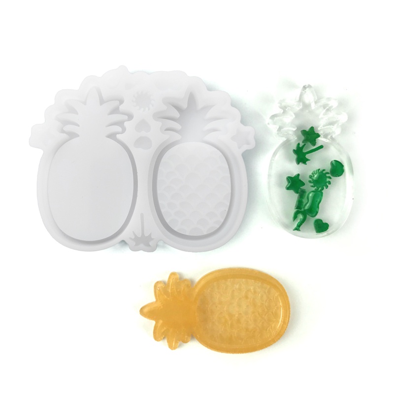 Sa Khuôn Silicone Làm Đồ Trang Trí Hình Quả Dứa Diy
