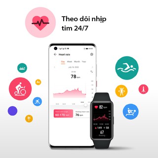 Vòng đeo tay thông minh Huawei Band 6