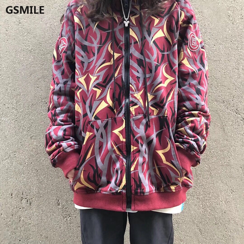 Áo khoác dáng rộng có khóa kéo phong cách Hàn Quốc retro | BigBuy360 - bigbuy360.vn