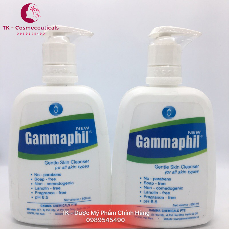 Sữa Rửa Mặt GAMMAPHIL Dành Cho Mọi Loại Da - 500ml