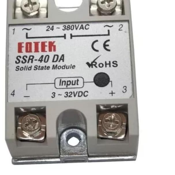 Rơ Le Bán Dẫn Fotek Ssr-40Da 40a Ac 3-32vdc / 24-380v