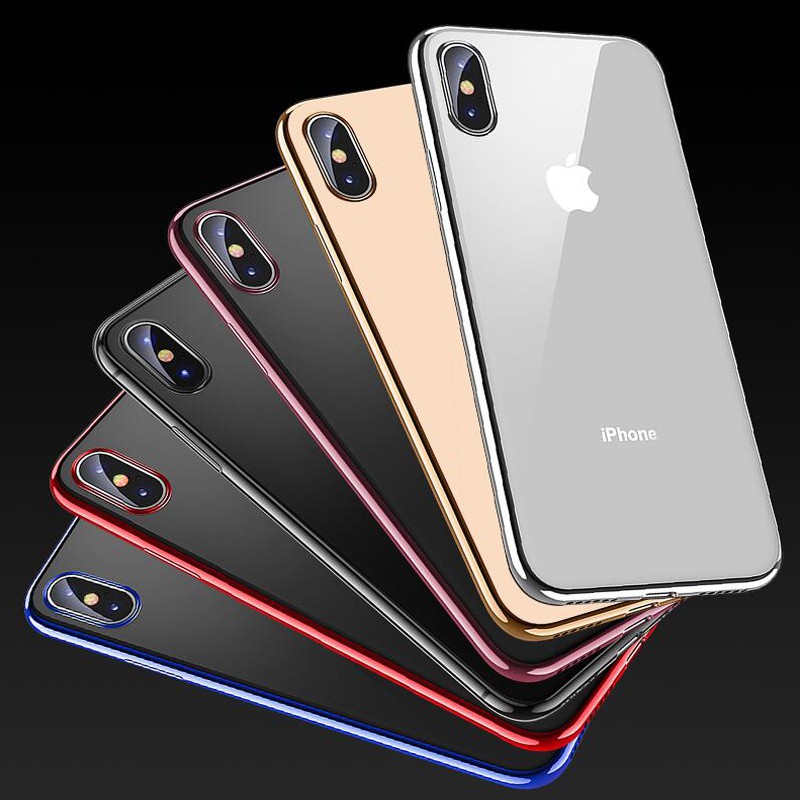 Ốp Lưng Silicone Trong Suốt Siêu Mỏng Cho Iphone 11 Pro Max X Xs Xr Xs Max Iphone 6 S 7 8 Plus