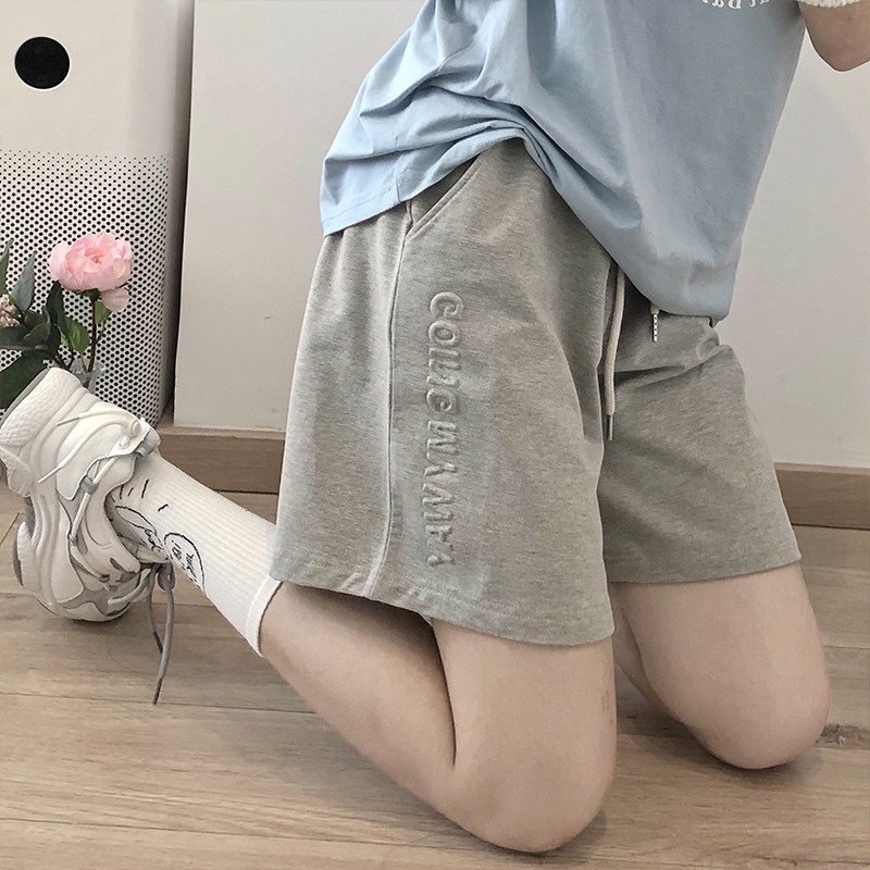 Quần đùi nam nữ unisex Chữ Rập Nổi basic nhiều màu chất thun ctton mềm năng động quần short thể thao