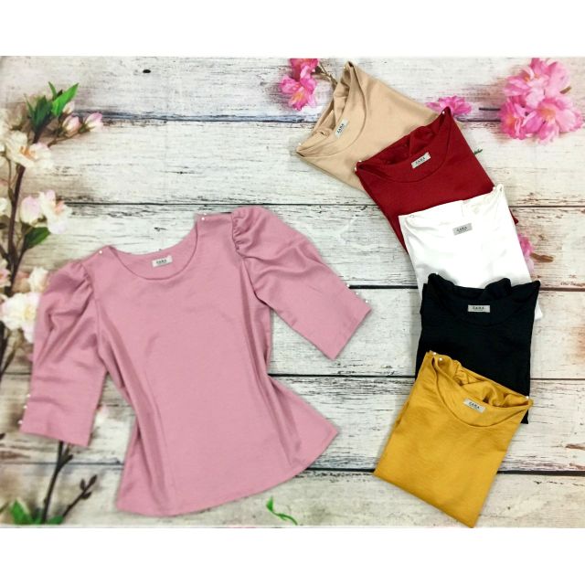 Áo thiết kế tay lỡ đính chuỗi