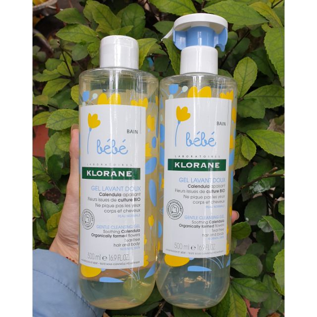 (Bill pháp) Sữa tắm gội klorane bébé 500ml