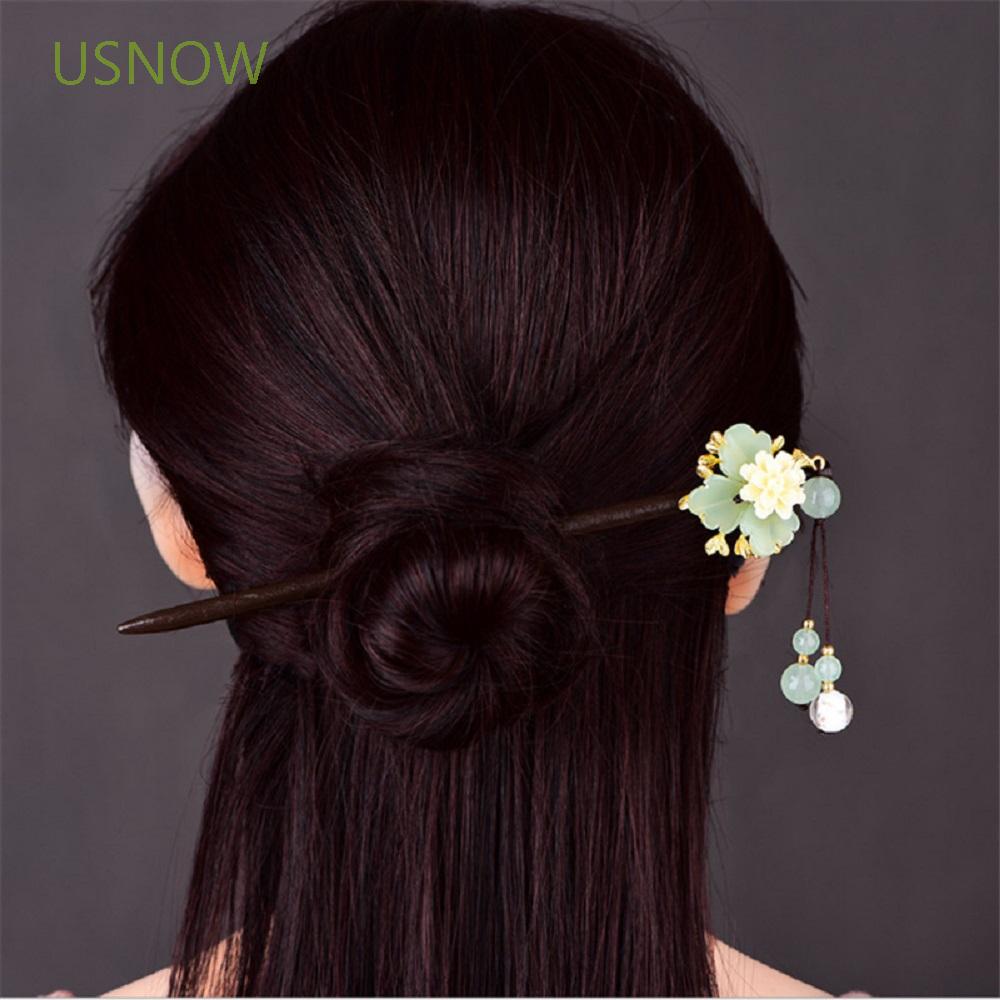 Trâm Cài Tóc Hình Hoa Tráng Men Xinh Xắn Dành Cho Phụ Nữ