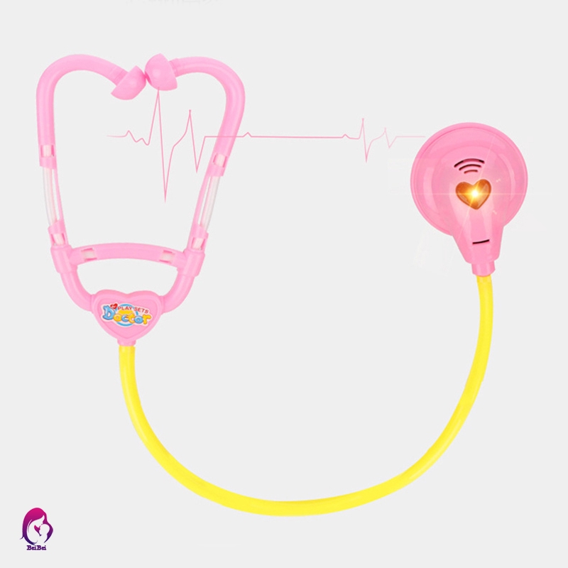 【Hàng mới về】 1 Set Kids Doctor Sets Toy Role Play Stethoscope for Children Boy Girls Pretend Kit
