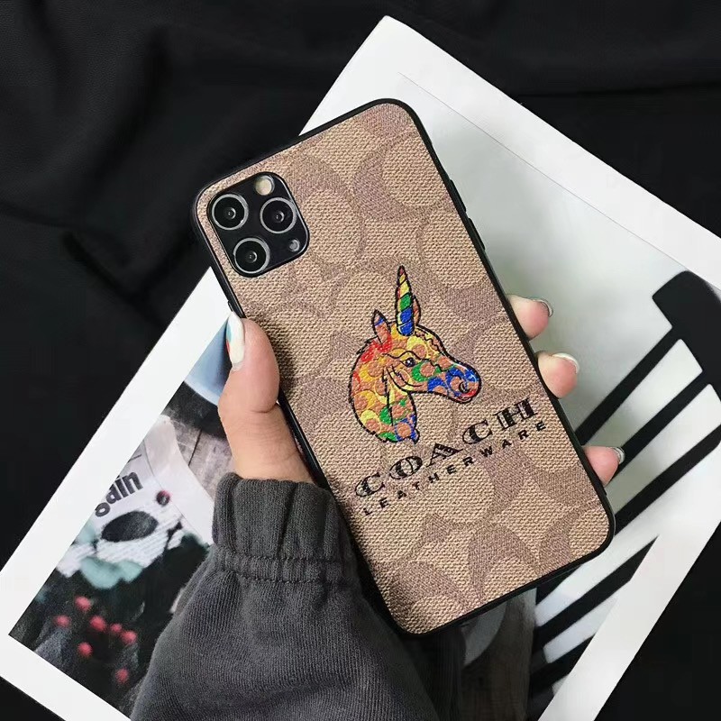 Ốp điện thoại da in hình kỳ lân thích hợp cho Iphone 12 Mini 12 12pro Max 11 11pro Max Xr Xsmax x 8Plus 7 Se2