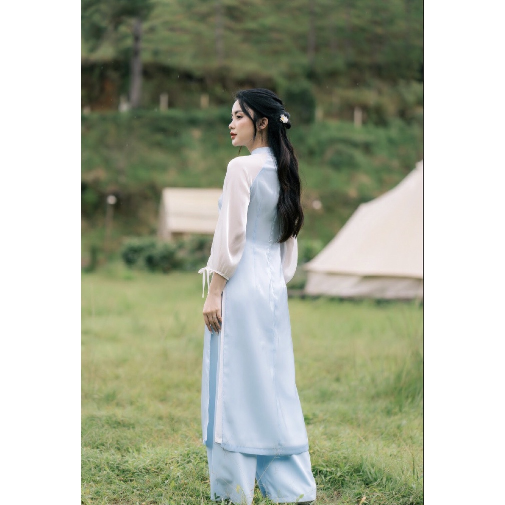 MINX - Áo Dài Organza Thiên Thanh