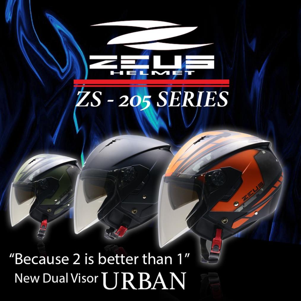 MŨ BẢO HIỂM 3/4 Zeus 205 - VIETNAM STORE