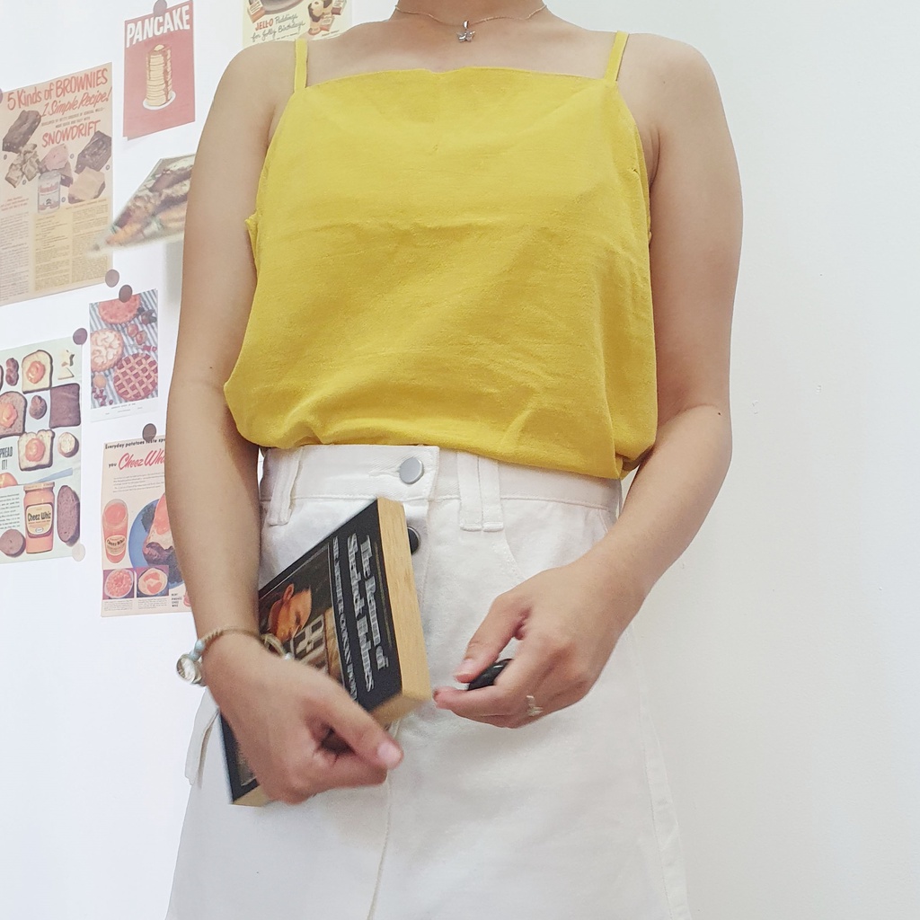 Áo Hai Dây Linen - Penguin House (Tất cả hình shop tự chụp)