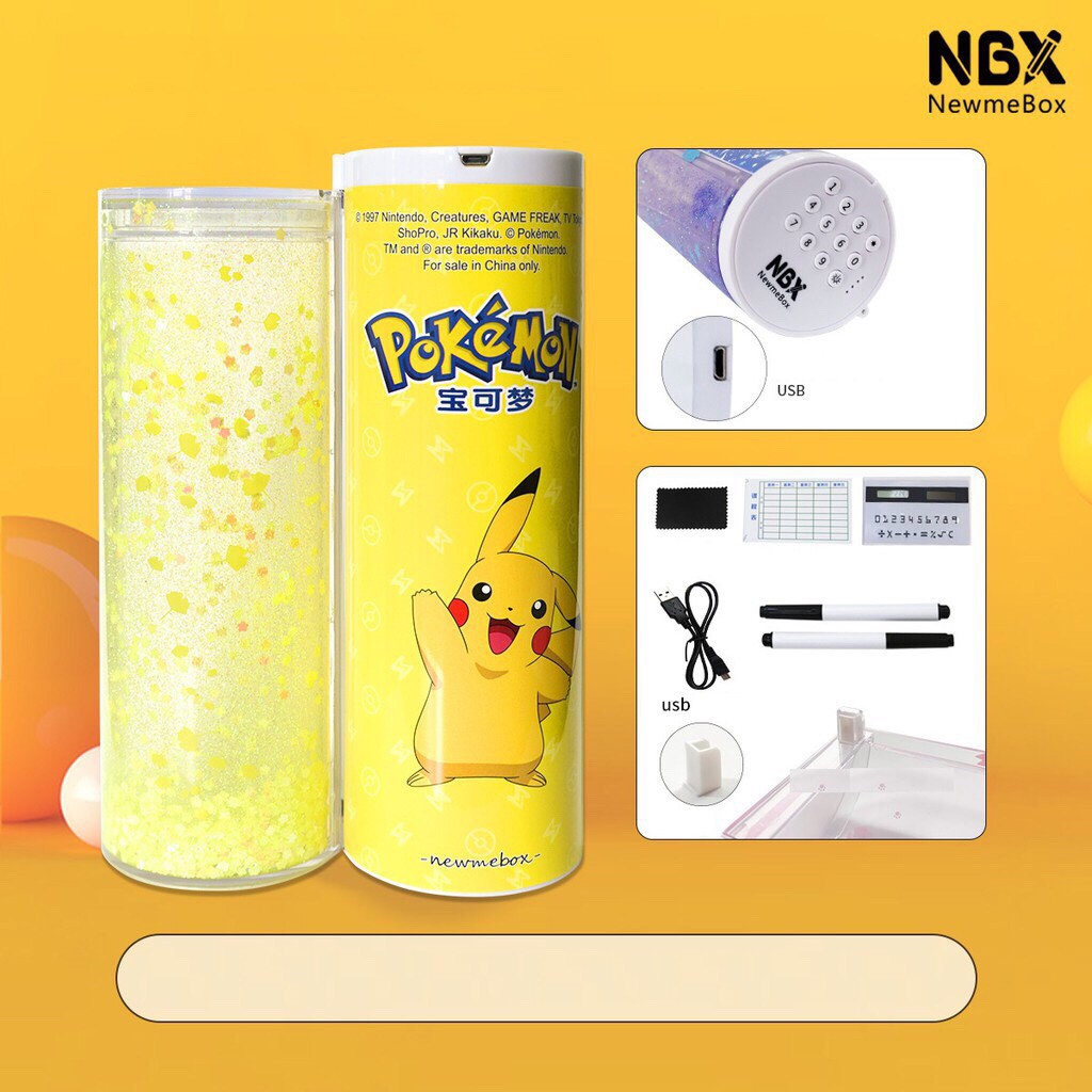 Hộp Bút Đa Năng Có Mật Khẩu NBX ❤️FREESHIP❤️ Hộp Bút Khóa Điện Tử  - Nhiều Màu Cực Hot 2021
