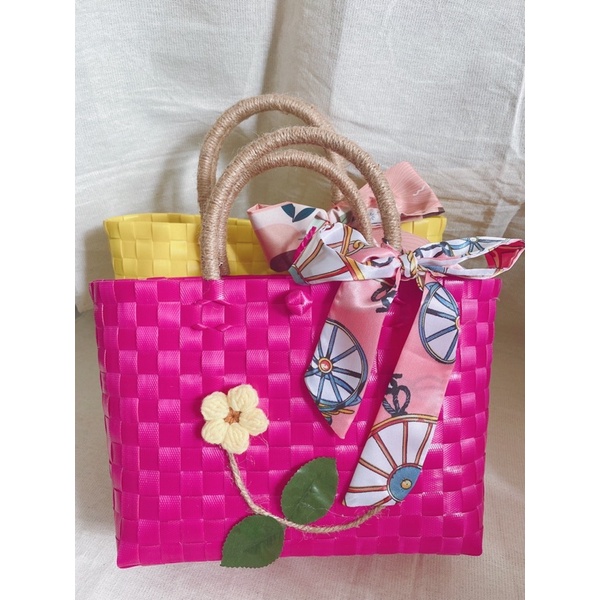 Túi xách HandMade đính hoa thời trang