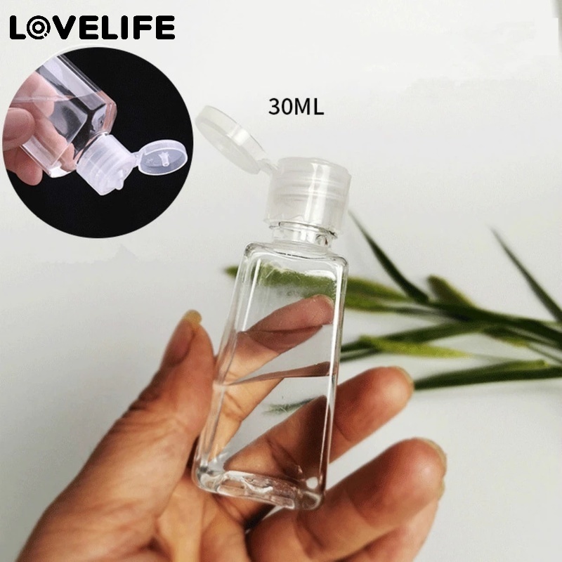 Chai nhựa rỗng trong suốt 30ml/ 60ml đựng mỹ phẩm tiện lợi khi đi du lịch