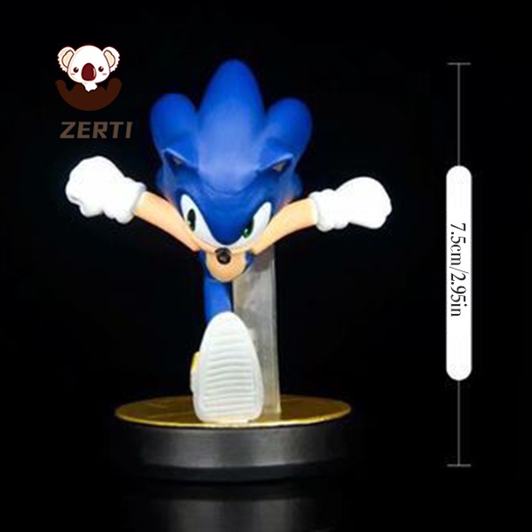 Mô hình nhân vật sonikku trong game sonic the hedgehog bằng pvc