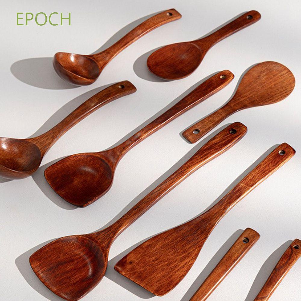 Epoch Muỗng Múc Cơm Bằng Gỗ Tự Nhiên Chống Dính Tiện Dụng Cho Nhà Bếp