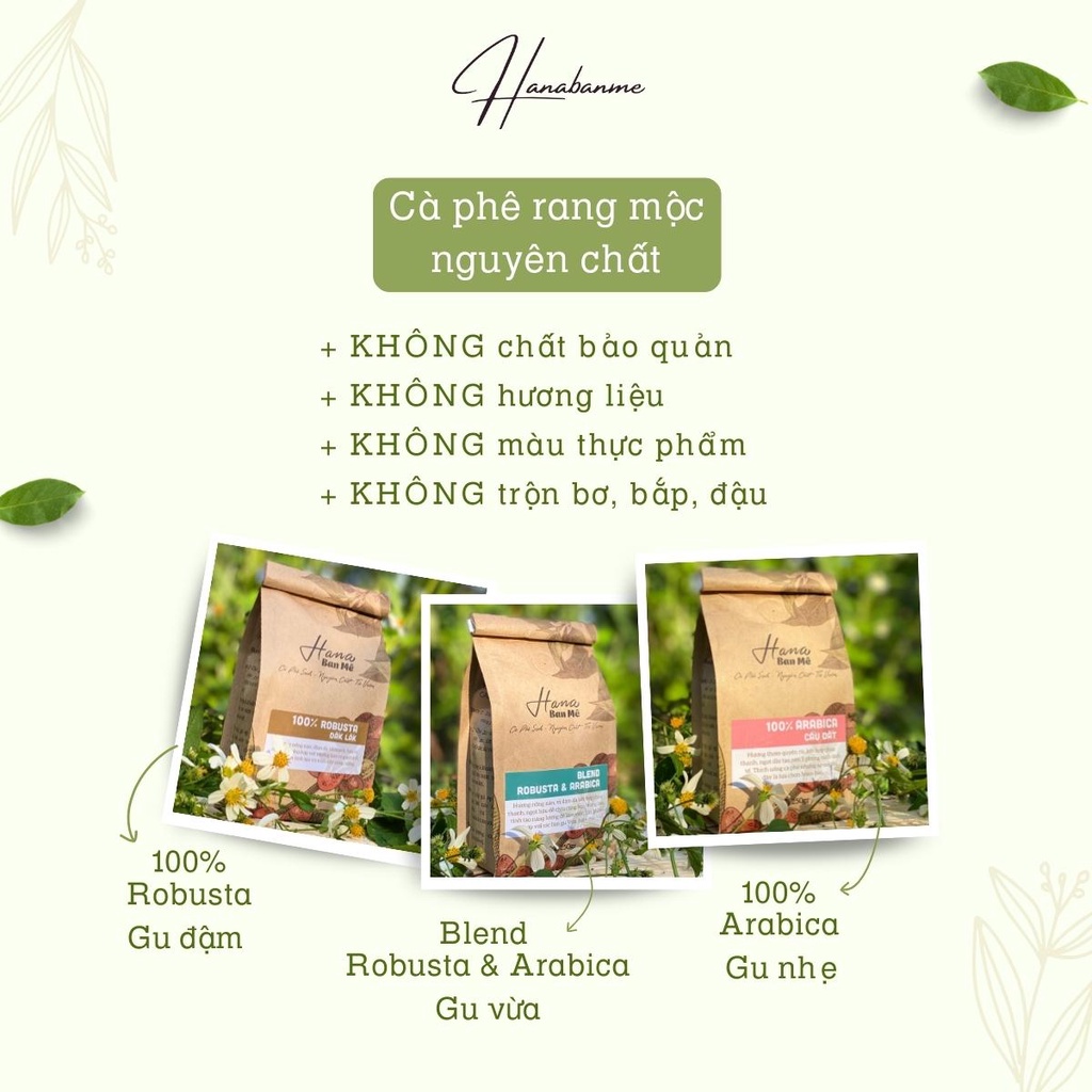 Combo cà phê rang xay nguyên chất, phin cà phê cao cấp