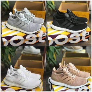 ULTRA BOOST đen trắng xám hồng hot trend 2019