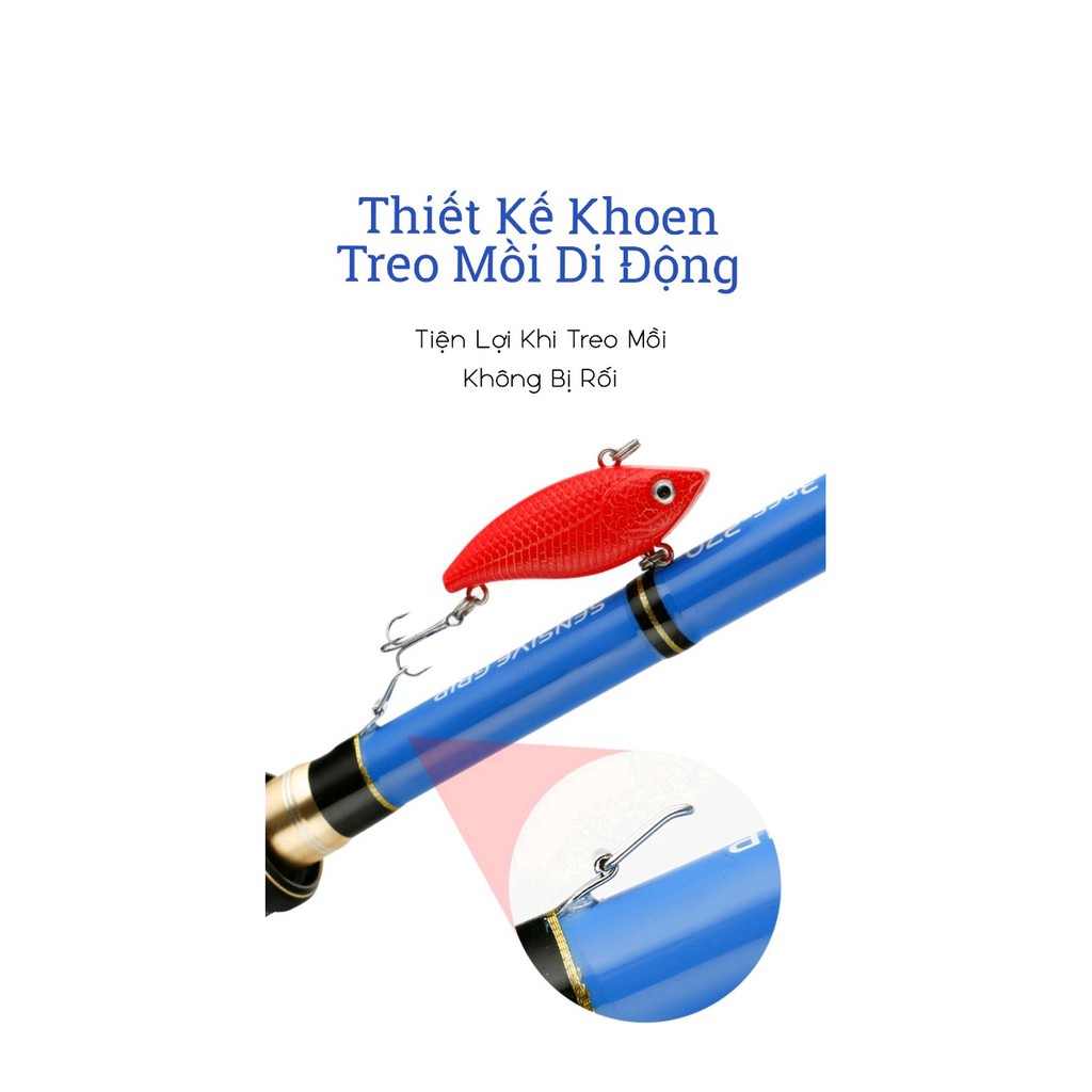 Cần Câu Lure 3 Khúc BREAK DAWN Thu Gọn 65cm Đồ Câu Lure Cần chuyên câu lóc