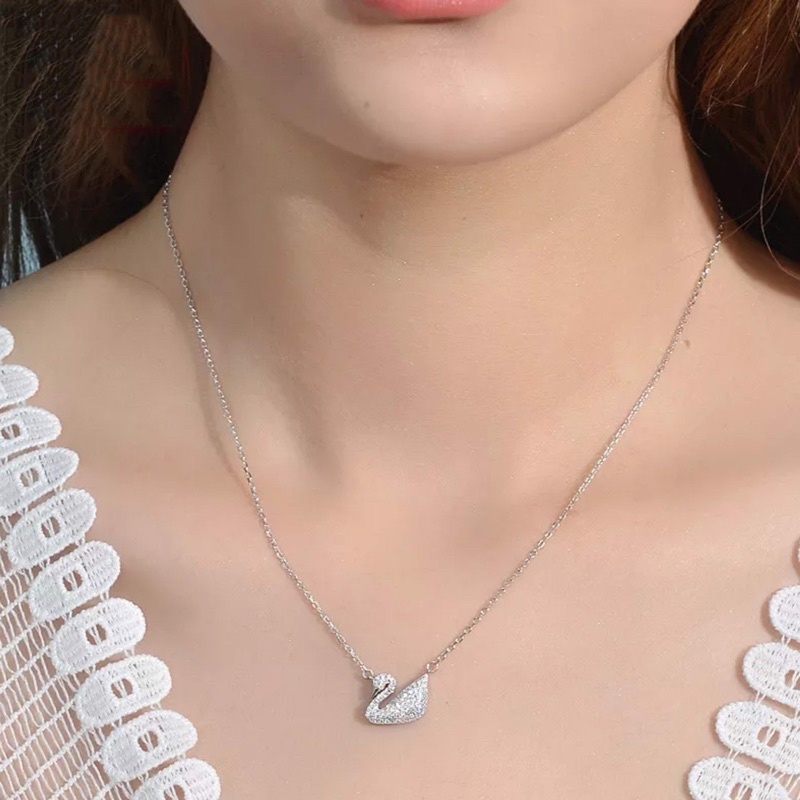 Dây chuyền thiên nga bạc tượng trưng tình yêu vĩnh cửu/ Trang sức bạc JQN