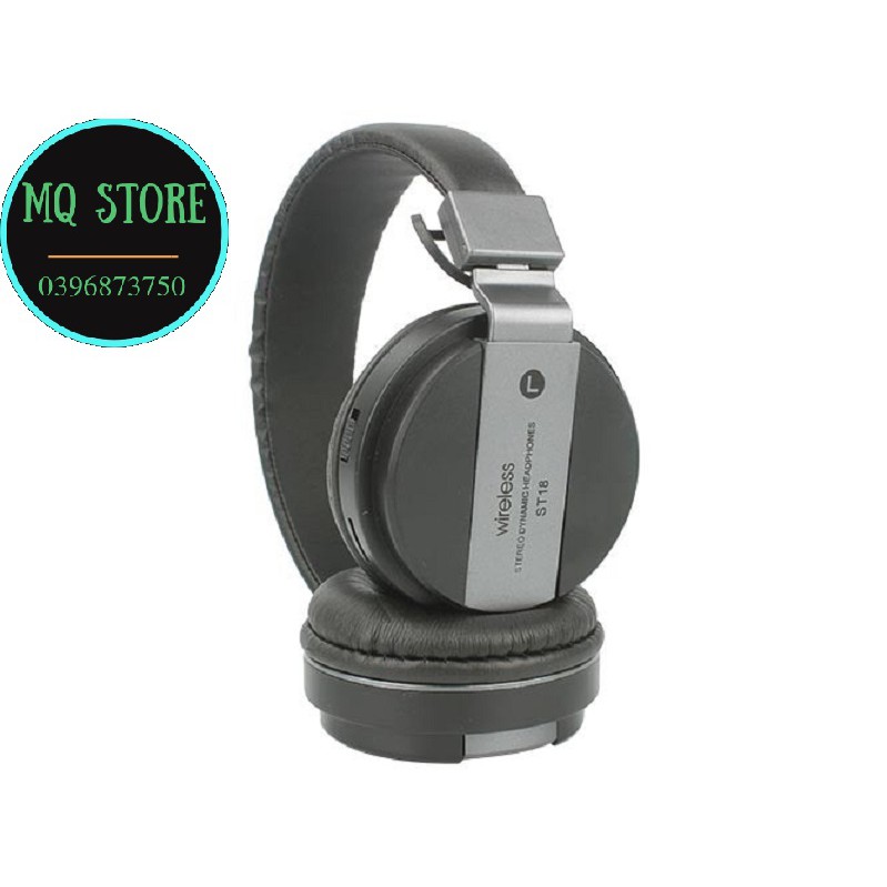 [Freeship toàn quốc từ 50k] HEADPHONE BLUETOOTH ĐA CHỨC NĂNG ( ST 18) CAO CẤP