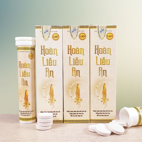 Hoàn Liễu An - Hỗ trợ bổ sung collagen và các chất hỗ trợ chống oxy hóa (20 viên sủi)